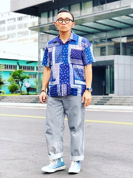 「Stan Ray（スタンレイ）のアイテム」を使った、Colorholic manさん（メンズ・172cm）の春コーディネート