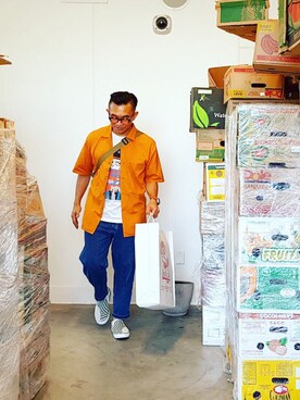 「Uniqlo UT」｜Colorholic manさん（メンズ・172cm）の春コーディネート