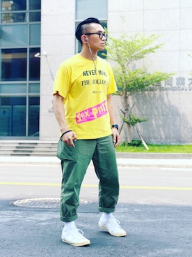 「WALLACE&BARNES（ウォレスアンドバーンズ）のアイテム」を使った、Colorholic manさん（メンズ・172cm）の春コーディネート