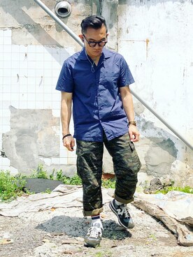 「WALLACE&BARNES（ウォレスアンドバーンズ）のアイテム」を使った、Colorholic manさん（メンズ・172cm）の春コーディネート