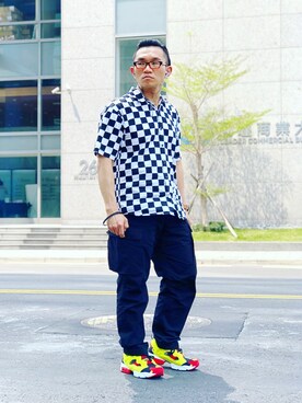 「WALLACE&BARNES（ウォレスアンドバーンズ）のアイテム」を使った、Colorholic manさん（メンズ・172cm）の春コーディネート