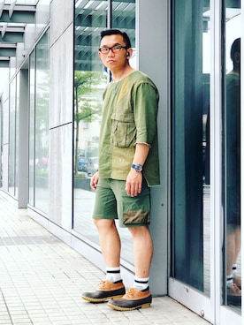「grn」｜「アイテム（ブーツ）」を使った、Colorholic manさん（メンズ・172cm）の夏コーディネート