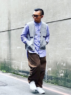 「UNIQLO JW ANDERSON」｜「アイテム（その他アウター）」を使った、Colorholic manさん（メンズ・172cm）の春コーディネート
