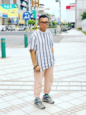 「Folk(フォーク)のアイテム」を使った、Colorholic manさん(メンズ・172cm)の夏コーディネート