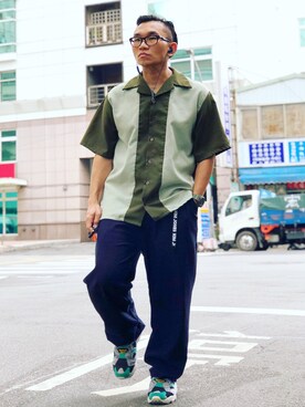 「Universal Works（ユニバーサルワークス）のアイテム」を使った、Colorholic manさん（メンズ・172cm）の秋コーディネート