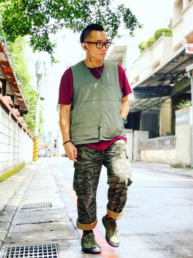 「BEAMS PLUS（ビームスプラス）のアイテム（その他アウター）」を使った、Colorholic manさん（メンズ・172cm）の秋コーディネート