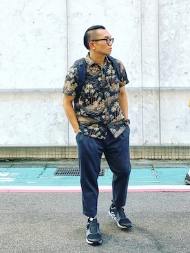 「WALLACE&BARNES（ウォレスアンドバーンズ）のアイテム」を使った、Colorholic manさん（メンズ・172cm）の秋コーディネート