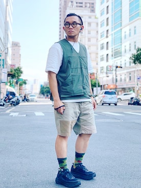 「BEAMS PLUS（ビームスプラス）のアイテム（その他アウター）」を使った、Colorholic manさん（メンズ・172cm）の秋コーディネート