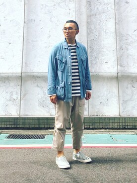 「WALLACE&BARNES（ウォレスアンドバーンズ）のアイテム」を使った、Colorholic manさん（メンズ・172cm）の秋コーディネート