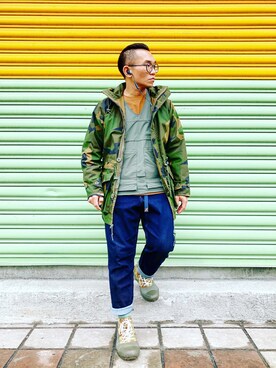 「BEAMS PLUS（ビームスプラス）のアイテム（その他アウター）」を使った、Colorholic manさん（メンズ・172cm）の秋コーディネート