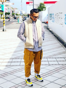 「L.L.Bean（エルエルビーン）のアイテム（その他アウター）」を使った、Colorholic manさん（メンズ・172cm）の冬コーディネート