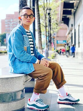 「GAP（ギャップ）のアイテム（その他アウター）」を使った、Colorholic manさん（メンズ・172cm）の冬コーディネート
