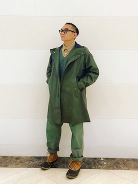 「BEAMS PLUS（ビームスプラス）のアイテム（その他アウター）」を使った、Colorholic manさん（メンズ・172cm）の冬コーディネート
