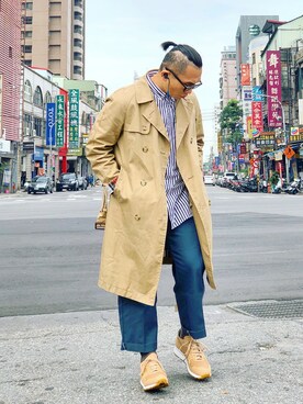 「BARNEYS NEWYORK」｜Colorholic manさん（メンズ・172cm）の冬コーディネート