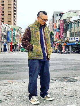 「L.L.Bean（エルエルビーン）のアイテム（その他アウター）」を使った、Colorholic manさん（メンズ・172cm）の春コーディネート