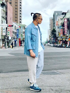「J.CREW（ジェイクルー）のアイテム（ジャケット/アウター）」を使った、Colorholic manさん（メンズ・172cm）の春コーディネート
