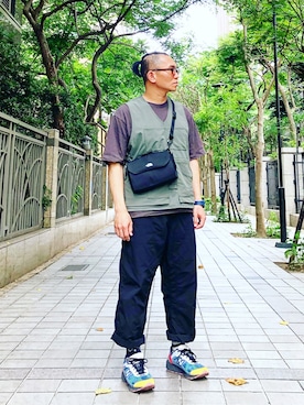 「BEAMS PLUS（ビームスプラス）のアイテム（その他アウター）」を使った、Colorholic manさん（メンズ・172cm）の春コーディネート