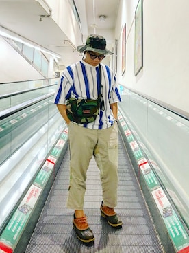 「menswear」｜「アイテム（ブーツ）」を使った、Colorholic manさん（メンズ・172cm）の夏コーディネート