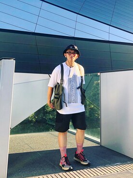 「BEAMS（ビームス）のアイテム（その他アウター）」を使った、Colorholic manさん（メンズ・172cm）の夏コーディネート