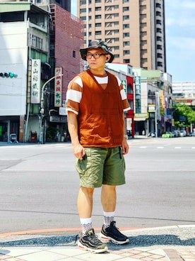 「BEAMS PLUS（ビームスプラス）のアイテム（その他アウター）」を使った、Colorholic manさん（メンズ・172cm）の秋コーディネート
