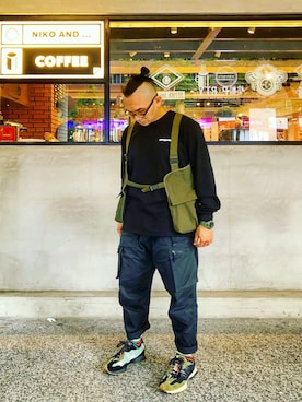 「BEAMS（ビームス）のアイテム（その他アウター）」を使った、Colorholic manさん（メンズ・172cm）の秋コーディネート