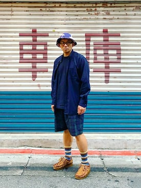 「menswear」｜「アイテム（その他シューズ）」を使った、Colorholic manさん（メンズ・172cm）の秋コーディネート