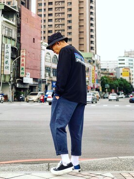 「patagonia」｜「アイテム（ハンチング/ベレー帽）」を使った、Colorholic manさん（メンズ・172cm）の秋コーディネート