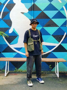 「BEAMS（ビームス）のアイテム（その他アウター）」を使った、Colorholic manさん（メンズ・172cm）の秋コーディネート