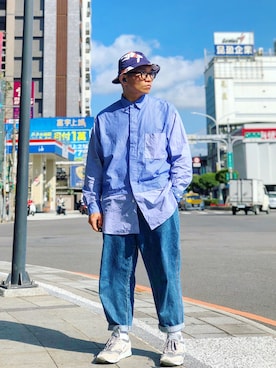 「Band of Outsiders（バンドオブアウトサイダーズ）のアイテム」を使った、Colorholic manさん（メンズ・172cm）の秋コーディネート