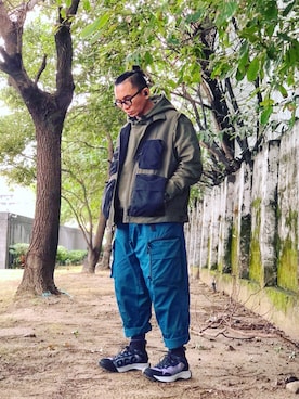 「NIKE ACG（ナイキエィシージー）のアイテム（その他アウター）」を使った、Colorholic manさん（メンズ・172cm）の冬コーディネート