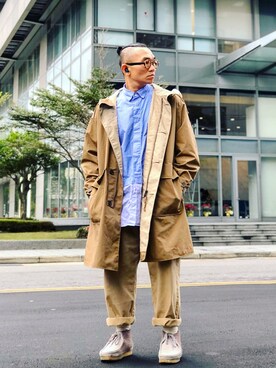 「menswear」｜「アイテム（ブーツ）」を使った、Colorholic manさん（メンズ・172cm）の冬コーディネート