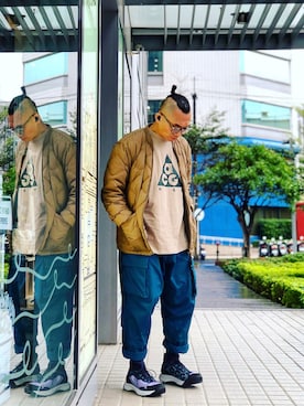 「ACG」｜「アイテム（ダウンジャケット/コート）」を使った、Colorholic manさん（メンズ・172cm）の冬コーディネート