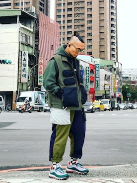 「NIKE ACG（ナイキエィシージー）のアイテム（その他アウター）」を使った、Colorholic manさん（メンズ・172cm）の冬コーディネート