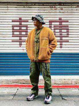 「NUMERALS（ヌメラルズ）のアイテム（その他アウター）」を使った、Colorholic manさん（メンズ・172cm）の冬コーディネート