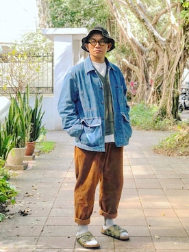 「BEAMS PLUS（ビームスプラス）のアイテム（その他アウター）」を使った、Colorholic manさん（メンズ・172cm）の冬コーディネート