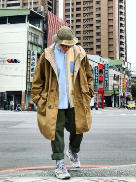 「Universal Works（ユニバーサルワークス）のアイテム」を使った、Colorholic manさん（メンズ・172cm）の冬コーディネート