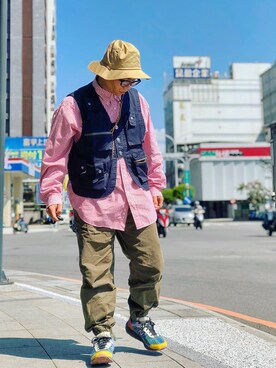 「Filter017（フィルターゼロイチナナ）のアイテム（パンツ）」を使った、Colorholic manさん（メンズ・172cm）の冬コーディネート