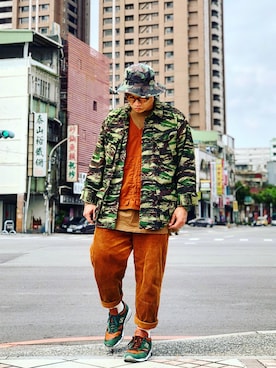 「BEAMS PLUS（ビームスプラス）のアイテム（その他アウター）」を使った、Colorholic manさん（メンズ・172cm）の春コーディネート