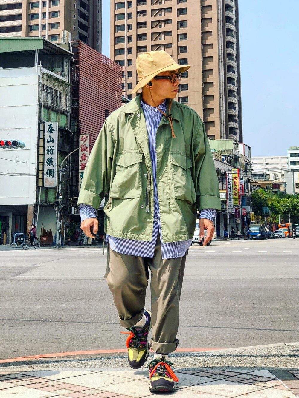 「BEAMS、UNIQLO、UNIQLO U、+J、Timberland、Billionaire Boys Club(Billionaire Boys Club)、niko and ...、ootd、streetstyle、streetfashion」｜「niko and...のアイテム（キャップ、ベージュ系）」を使った、Colorholic manさん（メンズ・172cm）の春コーディネートの1枚目の写真