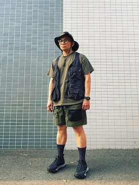 「nike」｜「アイテム（その他アウター）」を使った、Colorholic manさん（メンズ・172cm）の春コーディネート