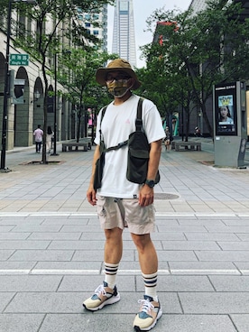 「BEAMS（ビームス）のアイテム（その他アウター）」を使った、Colorholic manさん（メンズ・172cm）の春コーディネート