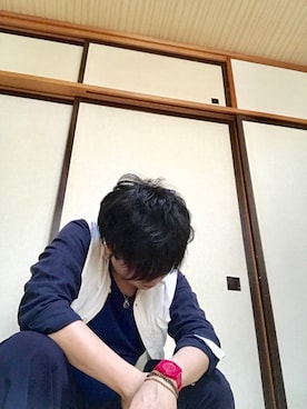「青系コーデ」｜yuga.さん（メンズ・171cm）の春コーディネート