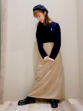 「Green　Parks（グリーンパークス）のアイテム」を使った、minoriさん（レディース・147cm）の秋コーディネート