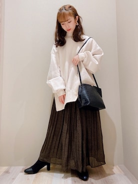 「Green　Parks（グリーンパークス）のアイテム」を使った、minoriさん（レディース・147cm）の秋コーディネート