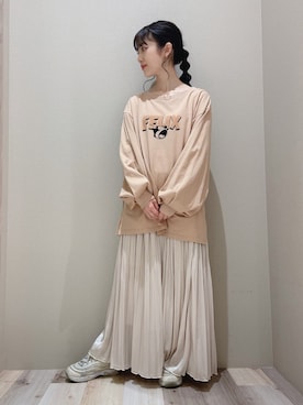「Green　Parks（グリーンパークス）のアイテム」を使った、minoriさん（レディース・147cm）の春コーディネート