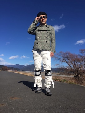 「アイテム（ピーコート）」を使った、アランさん（メンズ・168cm・30代）の冬コーディネート