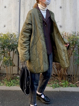 「ORFEO（オルフェオ）のアイテム」を使った、ayaka⚪️さん（レディース・156cm）の冬コーディネート
