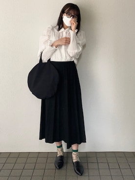 「GHOSPELL（ゴスペル）のアイテム」を使った、ayaka⚪️さん（レディース・156cm）の春コーディネート