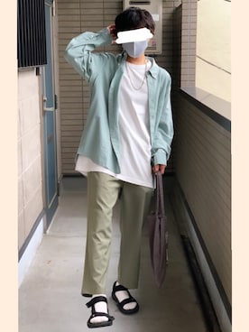 「インターファクトリー」｜みーまさん（メンズ・167cm）の夏コーディネート