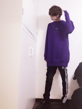紫 黒 のメンズ人気ファッションコーディネート Wear